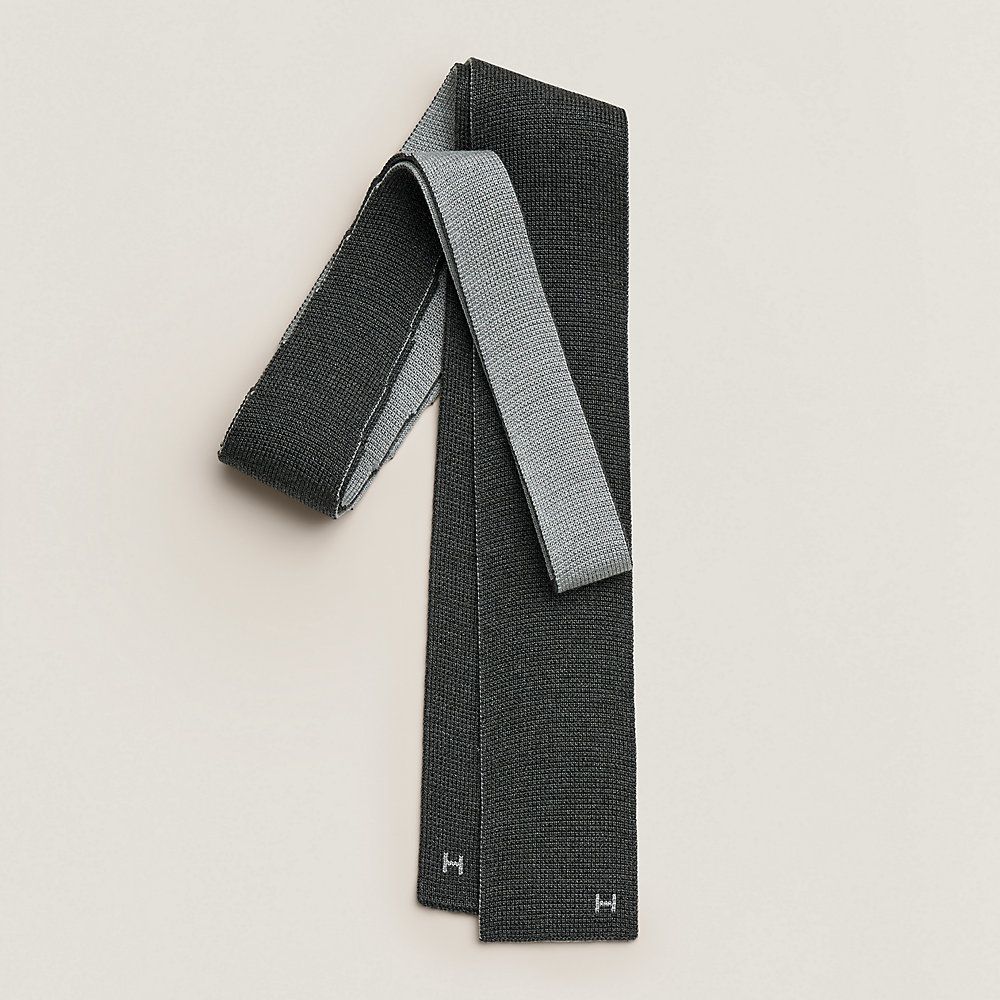 シルクニットタイ 5 cm《ドゥ・タン》 | Hermès - エルメス-公式サイト
